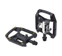 BBB BPD-62 - DualChoice Trail Clipless & Falt MTB Pedals (Black)
