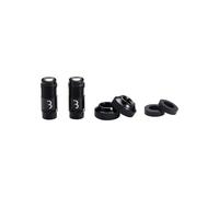 BBB BTI-165 Tapa de válvula de Bicicleta Compatible con válvulas Presta, inflado de Aire, manejo de presión de Aire cómodo, sin Necesidad de Adaptador dedicado, Negro