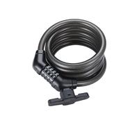 BBB Candado de cable de combinación CodeGuard para ciclismo, 15 mm x 180 cm, extra largo y grueso, acero de 15 mm, BBL-102B
