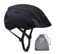 BBB Casco de Ciclismo para Adultos MTB y Bicicleta de Carretera, Casco de Bicicleta para Adultos, Mujeres y Hombres, Casco de Bicicleta con Visera Desmontable y Bolsa de Viaje Condor 2.0 BHE-173T,