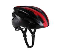 BBB Casco de Ciclismo para Hombre y Mujer, Visera extraíble e Insectos, para MTB y Ciclismo de Carretera Condor BHE-35, Negro/Rojo, L (58-61,5 cm)