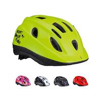 BBB Casco de Ciclismo Unisex para niños Boogy | Niños y niñas | Bicicleta de montaña y Ciclismo de Carretera, Patinaje en línea | BHE-37 Amarillo neón Brillante S (48-54 cm)