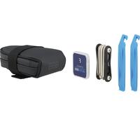 BBB CombiSet RacePack BSB-55 bolsa de sillín + set de herramientas negro 0.5 litros