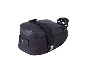 BBB Cycling - Alforja para sillín de bicicleta en forma de cuña, válida para bicicleta de montaña, de carretera o de ciudad. Bolsa pequeña de 370ml. Color Negro - Modelo EasyPack BSB-31