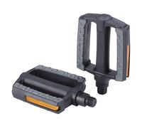BBB Cycling Bike Pedals For City Bike I Flat With Anti-Slip Rubber Bicycle Pedal