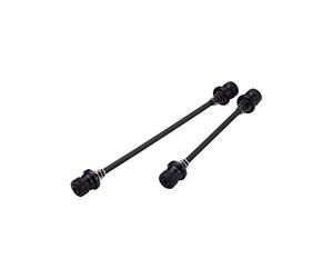 BBB Cycling - Brochetas de Cierre rápido Wheelfixed - Cierre rápido de Bicicleta Ligera - Eje de Titanio Duradero - Accesorios para Bicicletas - Negro