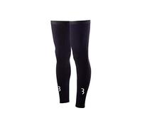 BBB Cycling - Calentadores de piernas ComfortLegs - Mangas de compresión para piernas - Forma de panel anatómico y costuras planas - para un ajuste cómodo - S - Negro