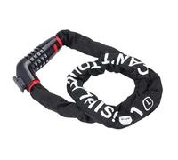 BBB Cycling - Candado antirrobo de bicicleta con combinación de 4 dígitos, resistente, fabricado en acero y recubierto con nailon para bicicleta de carretera y MTB. Color Negro - Modelo BBL-49