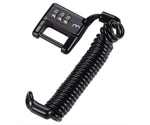 BBB Cycling Cavo di Sicurezza Lucchetto a cavo con codice per bici da strada, mountain bikes e bici urbane Cyclelock MiniSafe BBL-52 3mmx1200mm