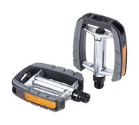 Bbb Cycling City Bike Pedals Flat 9/16" with Reflectors Aluminium Durable Anti-S