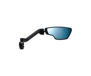 BBB Cycling CityView Espejo Retrovisor para Bicicleta Eléctrica - Montaje Derecha - Compatible con Manillares de Ø 19-26 mm - Recubrimiento Antirreflejos - Espejo para Bicicleta - Negro - BBM-05