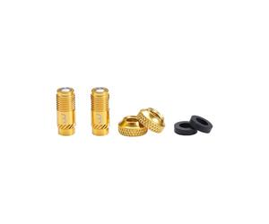 BBB Cycling CoreCap - Set de Tapones de válvula (2 Piezas) - Reemplazo Innovador para Insertos de válvula Presta, hasta un 300% más de Flujo de Aire, Ideal para tubeless, Bicicleta de montaña