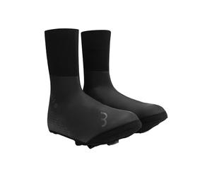 BBB Cycling - Cubrezapatillas Ciclismo Ultrawear sin Cremallera - Capa Impermeable Neoskin - Costuras Pegadas para 100% Estanca - Arte Reflectante - 45/46 - Negro