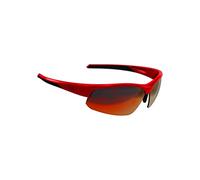 BBB Cycling - Gafas de sol deportivas unisex para ciclismo, con lentes intercambiables clásicas, ligeras con protección UV. Color rojo brillante - Modelo Impress BSG-58