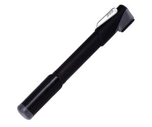BBB Cycling - Minibomba de aluminio para Neumáticos de bicicleta con válvulas Presta, Schrader y Dunlop. Color Negro - Modelo WindWave BMP-54