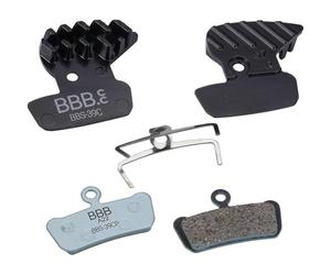 BBB Cycling - Pastillas de Freno de Disco para Avid-SRAM CoolFin Set de Alto Rendimiento de frenado composición orgánica de fácil instalación DiscStop 1 par (2 Unidades) BBS-39C Azul