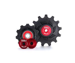BBB Cycling - Polea de Cambio de Marchas de cerámica, 11 Dientes y 13 Dientes, Parte Trasera de 11 velocidades, Ruedas Jockey, Scooter Shimano Compatible para Bicicleta de Carretera, Urbana, MTB,