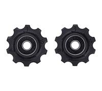 BBB Cycling - Ruedecillas Para Cambio Trasero Compatible Con Shimano Y Campagnolo Tamaño 10T. Color Negro - Modelo RollerBoys BDP-01
