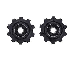 BBB Cycling - Ruedecillas Para Cambio Trasero Compatible Con Shimano Y Campagnolo Tamaño 10T. Color Negro - Modelo RollerBoys BDP-01