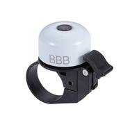 BBB Cycling - Timbre para manillar de bicicleta de acero inoxidable Unisex. Color Blanco. Talla Única - Modelo Loud & Clear BBB-11