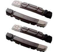 BBB Cycling TriStop Ersatzbremsbeläge, kompatibel mit BBB Tristop Bremsbacken, 2 Paar (4 Stück), BBS-15T