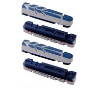 BBB Cycling Unisex's BBS-27 Bike Brake Shoes, Compatible with Shimano, SRAM, Campagnolo, Cross Stop, and BBB TechStop Cartridges, 2 Pairs (4 Pieces) -Black, One Size