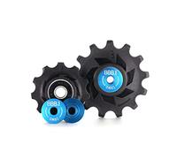 BBB Polea de Cambio de Ciclismo 11-T y 13-T Trasero Shimano 11 velocidades Jockey Ruedas Roller Urban Road Bike MTB Bicicleta RollerBoys 11T BDP-08, Negro