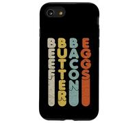 BBBE Beef Butter Bacon Huevos Vintage Carnívoro Dieta Estilo de vida Carcasa para iPhone SE (2020) / 7 / 8