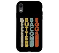 BBBE Beef Butter Bacon Huevos Vintage Carnívoro Dieta Estilo de vida Carcasa para iPhone XR