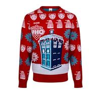 BBC Doctor Who - Jersey navideño para hombre, color rojo, Navidad, M