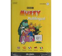 BBC Muzzy Multilingüe Nivel 1 Parte 1, DVD-Book, Curso de Idiomas para Niños en Inglés, Español, Francés, Alemán e Italian