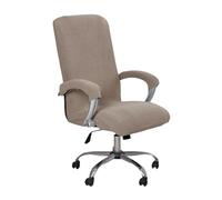 BBDIYCD Funda para Silla de Oficina, Funda elástica para Silla de Oficina con Respaldo Alto y Fundas para Brazos, Fundas Lavables para sillas Protectoras universales para sillas giratorias,Taupe,L