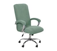 BBDIYCD Funda para Silla de Ordenador, Funda para Silla de Oficina con reposabrazos, Fundas Protectoras sillas de Oficina, Funda Silla giratoria extraíble, Fundas elásticas para Asientos,Green,L