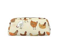 BBEXJIGY A Brood of Chickens Print Versatile Storage Pouch Makeup Bag Travel Office Small Items Organizer Bag, plateado, Talla única