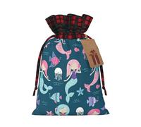 BBEXJIGY Bolsa de almacenamiento con cordón de sirena para guardar cosas