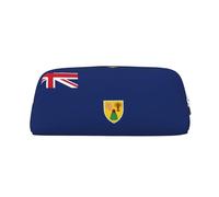 BBEXJIGY Bolsa de almacenamiento versátil con bandera de las Islas Turcas y Caicos, bolsa de viaje para oficina y objetos pequeños, plateado, Talla única