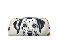 BBEXJIGY Bolsa de almacenamiento versátil con impresión dálmata bolsa de maquillaje de viaje oficina pequeños bolsa organizadora, plateado, Talla única