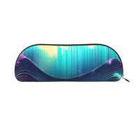 BBEXJIGY Cool Music Sound Wave - Mini bolsa de almacenamiento para lápices de cejas y pequeños elementos esenciales, Oro, Talla única