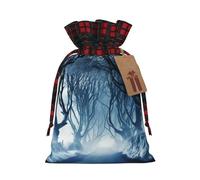 BBEXJIGY Dark Hedges - Bolsa de almacenamiento con estampado de Irlanda del Norte, con bloqueo de color, para Acción de Gracias, con cordón