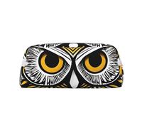 BBEXJIGY Funda versátil con diseño de búho lindo y estampado gráfico, bolsa de maquillaje para viaje u oficina, dorado, Talla única