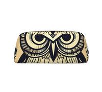 BBEXJIGY Funda versátil con estampado de búho lindo para viajes, oficina, pequeños objetos, plateado, Talla única