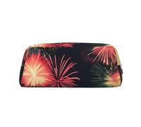 BBEXJIGY Hermosa impresión fuegos artificiales Versátil Almacenamiento Bolsa de Maquillaje Bolsa de Viaje Oficina Pequeña Artículos Organizador, plateado, Talla única
