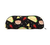 BBEXJIGY Mini bolsa de almacenamiento para lápices de cejas y pequeños elementos esenciales con estampado de fiesta de martes, plateado, Talla única