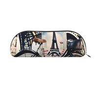 BBEXJIGY Romántica Torre Eiffel de París - Mini bolsa de almacenamiento para lápices de cejas y pequeños elementos esenciales, plateado, Talla única