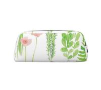 BBEXJIGY Springtime Herb Garden Print Versatile Storage Pouch Makeup Bag Travel Office Small Items Organizer Bag, plateado, Talla única
