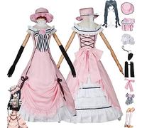 bbganlian Anime Black Butler Ciel Phantomhive Disfraz de cosplay Juego de Roles Uniforme Set Completo Halloween Fiesta Carnaval Traje de Vestir con Peluca Sombrero para Mujeres (XXL)
