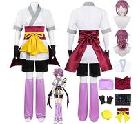 bbganlian Anime Hunter x Hunter Machi Komacine Disfraz de Cosplay Juego de role Uniforme Conjunto Completo Halloween Fiesta Carnaval Traje de vestir con Peluca para Mujeres (XL)