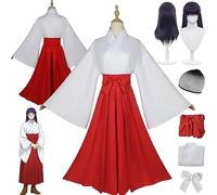 bbganlian Anime Jujutsu Kaisen Temporada 2 Iroi Utahime Disfraz de Cosplay Juego de role Uniforme Conjunto Completo Halloween Carnaval Traje de vestir con Peluca para Mujeres (S)