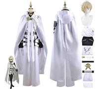 bbganlian Anime Seraph of The End Mikaela Hyakuya Disfraz de Cosplay Juego de role Uniforme Conjunto Completo Halloween Fiesta Carnaval Traje de vestir con Peluca para Hombres (XL)