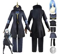 bbganlian Anime That Time I Got Reincarnated As A Slime Disfraz de Cosplay Rimuru Tempest Uniforme Conjunto Completo Halloween Carnaval Traje de vestir con Peluca para Mujeres (XS)